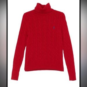Ralph Lauren 100 lambswool woman’s Cable-knit sweater - XL